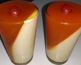 A picture of step 7 of Thandai Orange Mousee....no Gelatin.