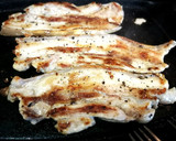 Foto del paso 3 de la receta: Panceta con patata y pimientos de Piquillo