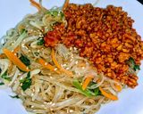 A picture of step 10 of Jap Chae (stir fried sweet potato glass noodles).