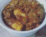 A picture of step 4 of Torai Baingan ki sabzi.