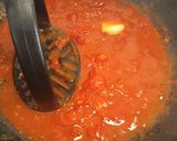 A picture of step 2 of Pasta alla Norma.