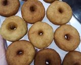 Foto langkah ke 8 dari resep Donat Jadul Matcha Ekonomis.