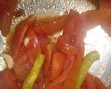 A picture of step 5 of Fusion of Italian pizza and Punjabi butter panner.