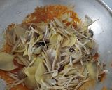 Foto langkah ke 2 dari resep Sayur jantung pisang petai pedas.