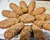 A picture of step 12 of Cheesy Vegetable Croquettes With LeftOver Roti.