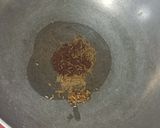 A picture of step 1 of Wheat flour Khichu.