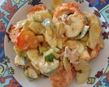 A picture of step 4 of Cucumber salad.