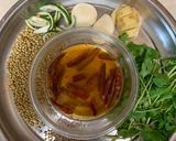 A picture of step 1 of Black Chana Masala.