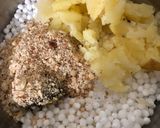 A picture of step 2 of Sabudana Vada (Monsoon Munchies).