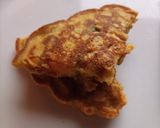 A picture of step 7 of Veggie mango pancakes.