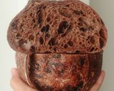 Foto langkah ke 20 dari resep Double Chocolate Sourdough Bread (76%).