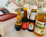 Hình bước làm 4 của món Hủ tiếu sườn - bò viên phô mai