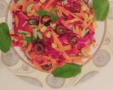 صورة لخطوة 2 من وصفة سلطة الألوان الصحية و اللذيذه😋😋😋