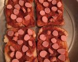 A picture of step 3 of Bread Pizza #4weekschallenge.