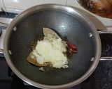 A picture of step 4 of Pepper Ghanto (Grated Green Papaya with Potato).