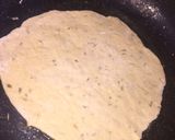 A picture of step 6 of Parsley Naan bread.