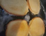 A picture of step 3 of Hoe Cakes (Fried Cornbread).