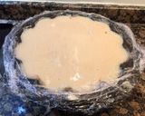 A picture of step 7 of Eggless Cornstarch Flan.