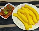 A picture of step 4 of Bhungala bataka.