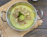 Foto langkah ke 4 dari resep Soto Daging Sapi Kuah Santan.