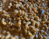 A picture of step 8 of Cheeseburger Macaroni.