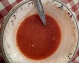 A picture of step 1 of Schezwan Sauce.