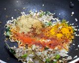 A picture of step 5 of Spicy Bombay Potatoes.