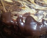 Φωτογραφία βήματος 10 της συνταγής Τούρτα brownie - NY cheesecake σοκολάτα με γκανάς ✨