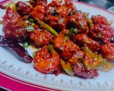 A picture of step 7 of Crispy Chilli Prawns.