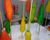 Hình bước làm 2 của món Bánh đậu xanh tạo hình trái cây