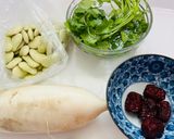 蘿蔔皇帝豆排骨湯的食譜步驟2照片
