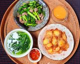 Hình bước làm 4 của món Cơm nhà 13