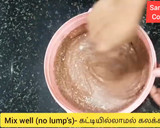 ரவை சாக்லேட் கேக் (Ravai Chocolate Cake Recipe in Tamil) ரெசிபி ஸ்டேப் 3 புகைப்படம்