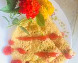 A picture of step 4 of Eggless broccoli omelette.