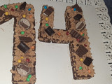 Chocotorta en forma de número