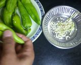 A picture of step 1 of Stuffed Capsicum Recipe with Besan.