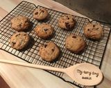 Une image de l'étape 5 de Cookies chocolat-amandes effilées.