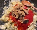 Une image de l'étape 3 de Courgettes farcies au chèvre.