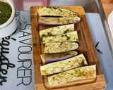 Une image de l'étape 4 de Aubergines chinoises et courgette ronde marinées grillées.