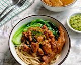 Foto langkah ke 10 dari resep Mie Ayam Topping Ayam Kecap.