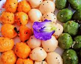 तिरंगा सूजी बॉल्स रेसिपी चरण 6 फोटो