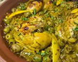 A picture of step 12 of Moroccan Chicken Tagine with Green Olives.