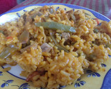 Foto del paso 10 de la receta: Paella de verduras con atún fresco