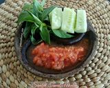 Foto langkah ke 2 dari resep Sambal Tomat Mentah.