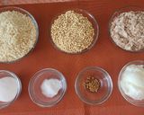 A picture of step 1 of Red Poha Urad Idli.