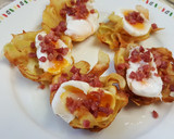 Foto del paso 7 de la receta: Tapa de patatas fritas huevo y jamón