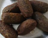 A picture of step 7 of Hare bhare paneer kababs/rolls.