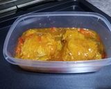 Foto del paso 11 de la receta: Pollo con salsa y verduras