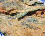 A picture of step 3 of Crispy palak pakorye.
