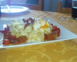 Foto del paso 3 de la receta: Nido de pappardelle con huevos poché y salsa de cherry con anchoas